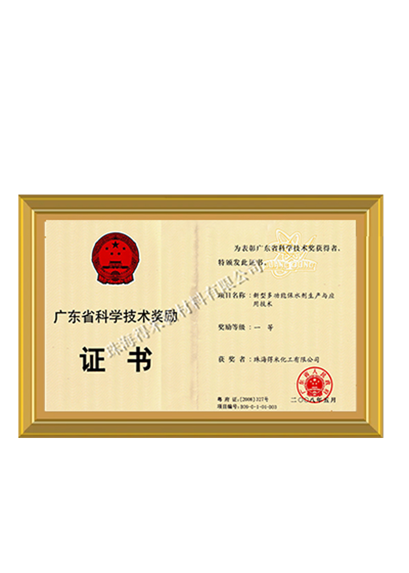 广东省科学技术奖一等奖